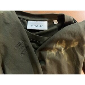 Frame Los Angeles Shirt Men‎ Dark Olive Preppy Designer Casual Hang Out